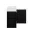 Meuble-lavabo flottant de 21,6 po avec lavabo, meuble-lavabo mural avec lavabo en céramique, rangement à gauche-1328005969