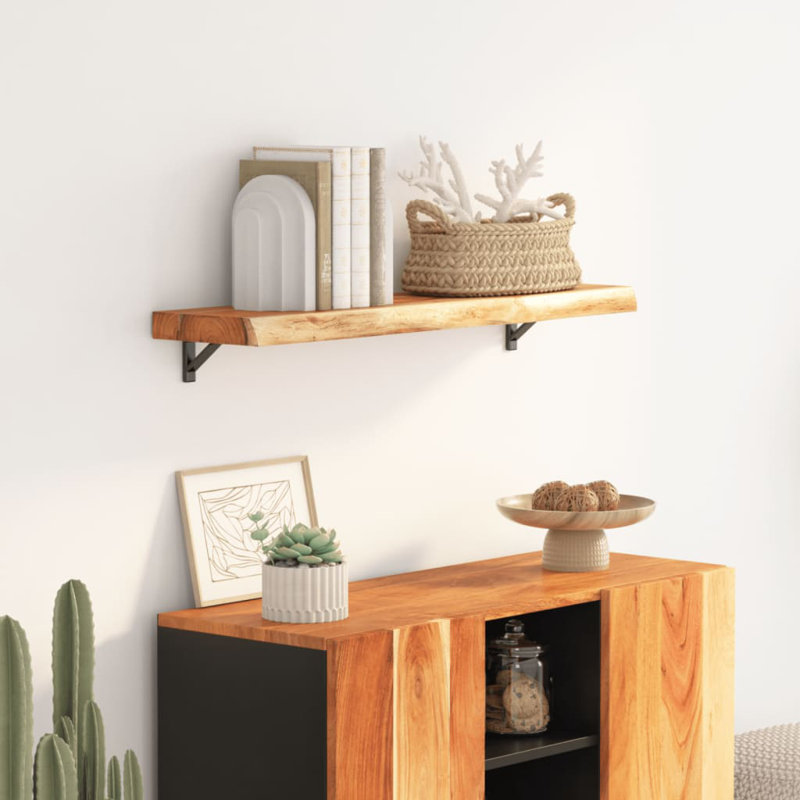 Shammi Floating Shelf, 2.5cm H x 90cm W x 30cm D