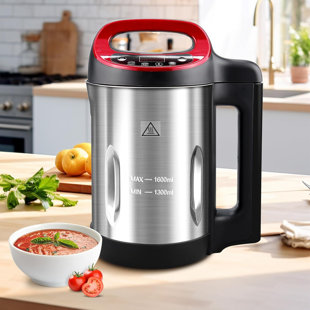 Mélangeur à soupe 1,6 L en acier inoxydable