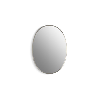 Verdera 24 in x 34 in Oval Framed Medicine Cabinet, Surface Mount or Recessed