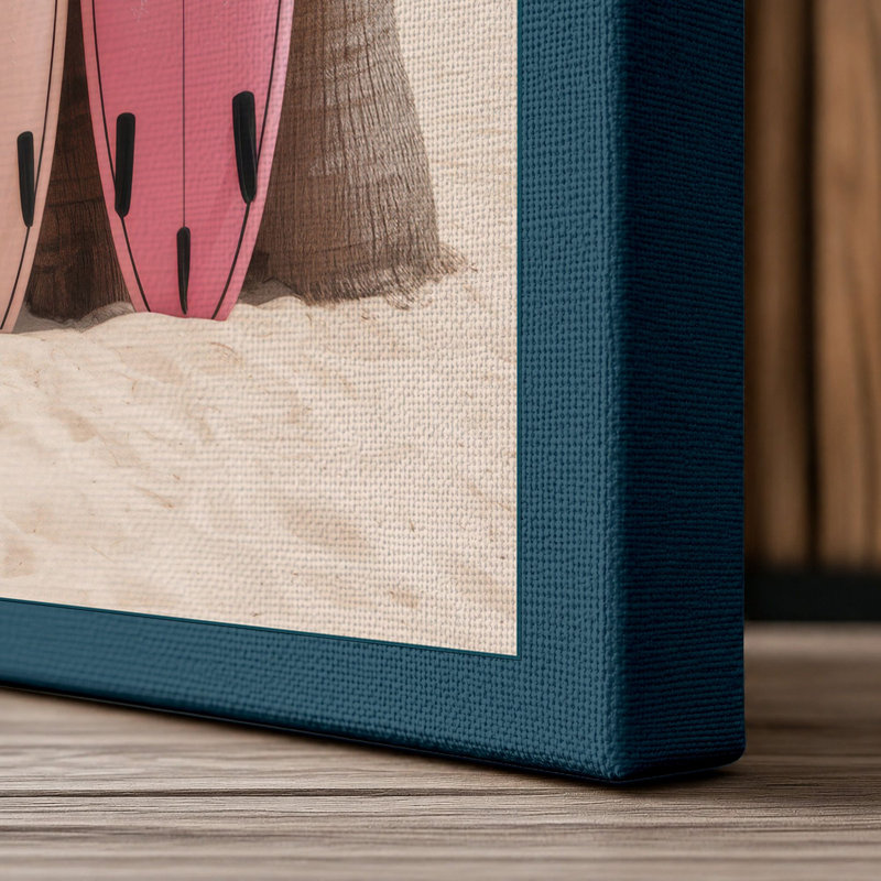 Print, 18x12 - 45.7 x 30.5 cm, Teal Border
