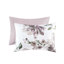 Édredon très grand et drap avec draps gris, taupe et mauve
