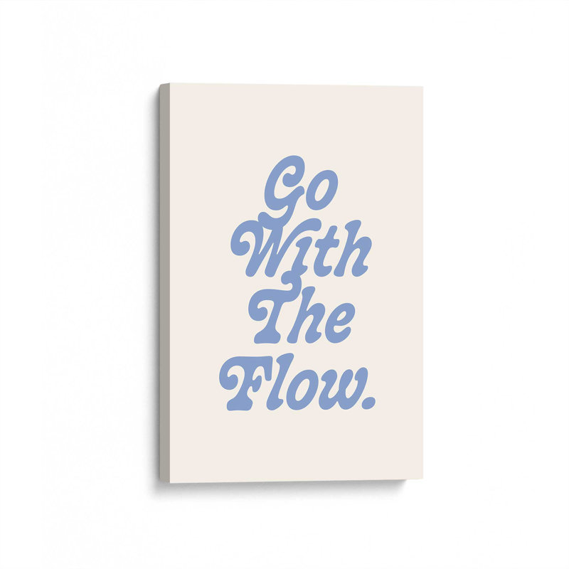 «Go With The Flow II» par Poiseparadise, reproduction d'art sur toile, Toile tendue, Ne s’applique pas, H 16 po x l 12 po