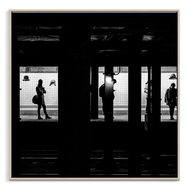 Print on Canvas, Timber Floater Framed, 61cm H x 61cm W x 4cm D