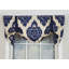 Damask Tie-Up Window Valance