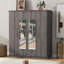 Armoire-penderie 4 portes avec tablettes-371981732-360173055