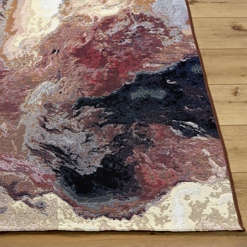 Chalanda Machine Woven Area Rug, Rectangle 7'10.5" x 10'0.1"