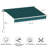 BESUNYST Fabric Cover Retractable Patio Awning-94373397-94373395