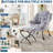 Lazy Chair With Ottoman, Modern Lounge Accent Chair, Leisure Sofa Armchair With Footrest-1451015728