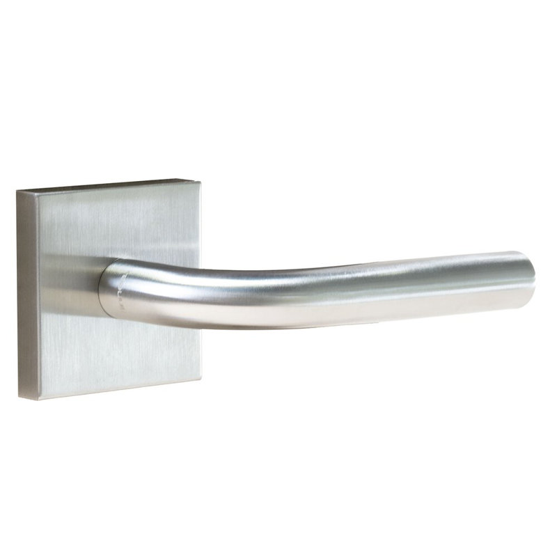 Privacy Door Lever Set, Satin Stainless Steel, 2-3/8"