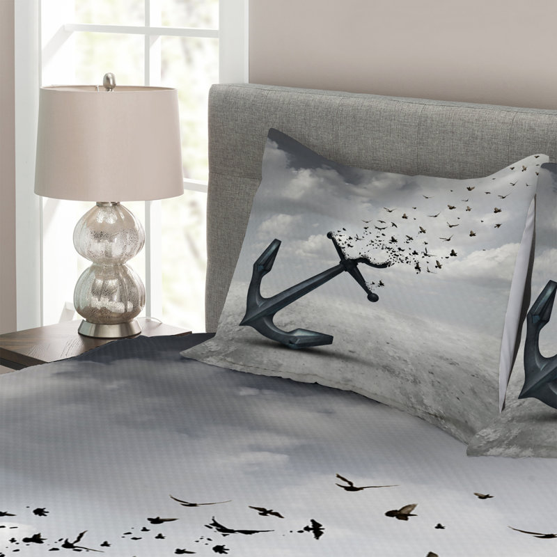 Bedspread with Pillow Shams Included, 220 x 264 cm