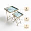 Stylish Aifric Tray Top Side Table Set, Elegant Rounded Edge Coffee Tables Perfect for Living Room, Bedroom, or Lounge