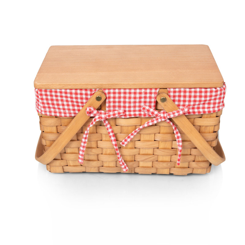Petit panier de pique-nique en osier Farmhouse