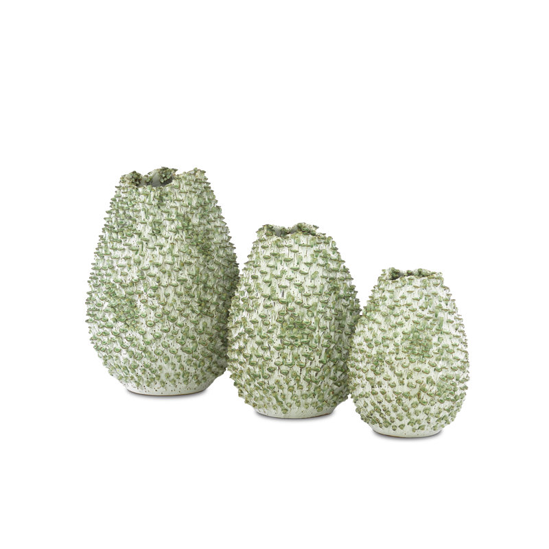 Milione Handmade Ceramic Table Vase, 13" H x 10.5" W x 10.5" D