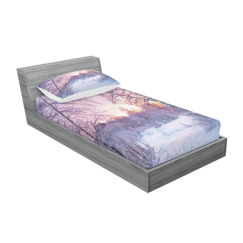 Microfiber Sheet Set, Twin XL Sheet Set with Fitted Sheet