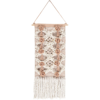 Suspension murale en coton avec tringle Ilene
