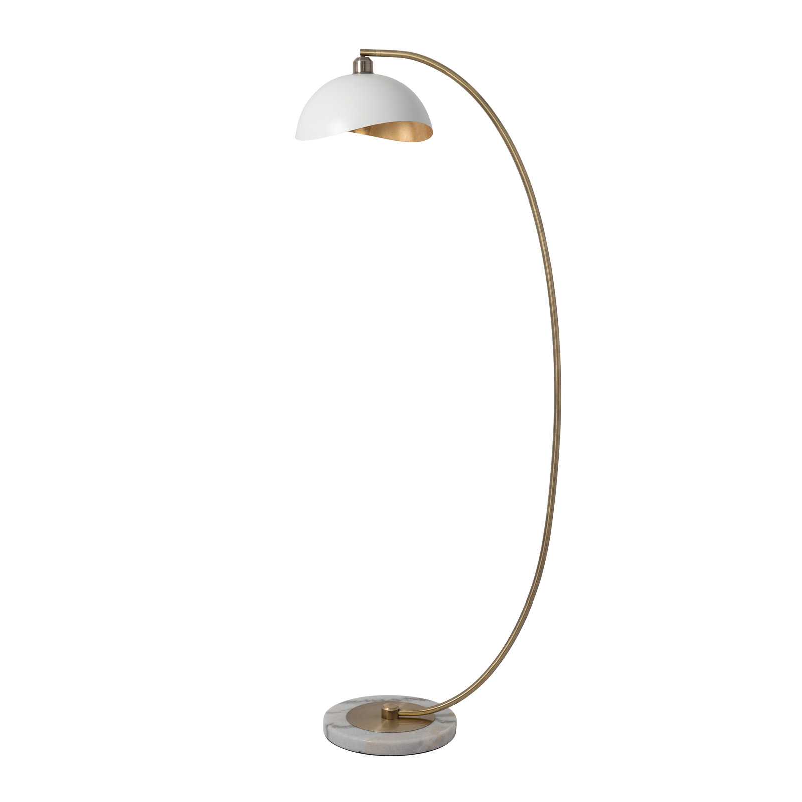 Luna Bella 62" Floor Lamp, White, White