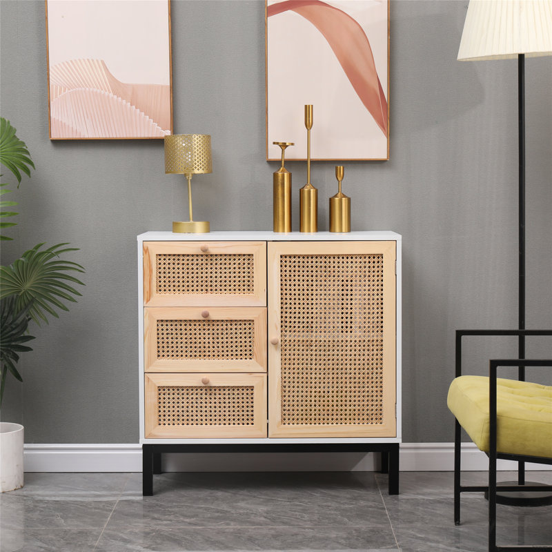 Wood 1 - Door Rectangle Accent Cabinet