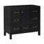 Meuble-lavabo de 36 po sans lavabo, armoire de rangement en bois massif, meuble-lavabo autoportant avec 5 tiroirs et portes à fermeture douce-1366877884