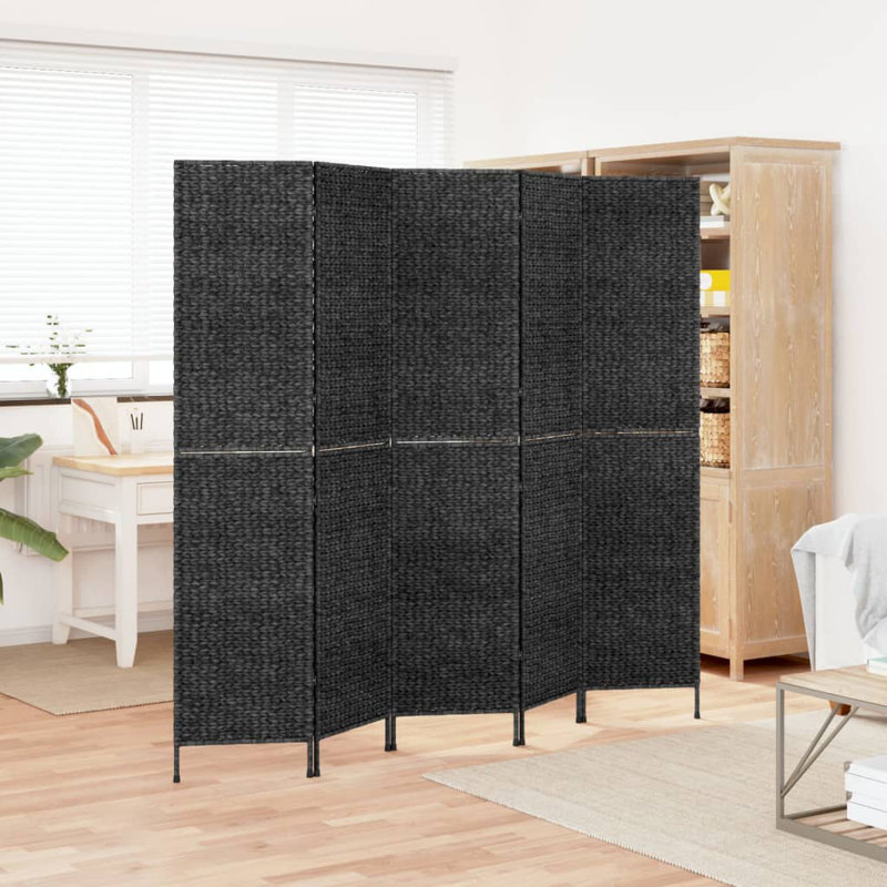 Cotreau 180cm H Metal Folding Room Divider, Brown, 5, 180cm H x 205cm W