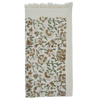 Essuie-mains gaufré à imprimé à main - Mélange parfait de style et de fonctionnalité pour votre salle de bain, Pushplata
