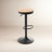 Jaina 15.2" W Solid Wood Swivel Adjustable Height Bar Stool -731064503-731064501