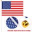 Mini paquet de 50 petits drapeaux américains sur un drapeau américain à main pour décoration du 4 juillet