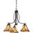 Lalaine 3 - Light Steel Dimmable Chandelier