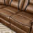 Rohan Curved 7-Piece Manual Reclining Faux Leather Sectional Sofa With Storage Console & Cup Holders-1595310199