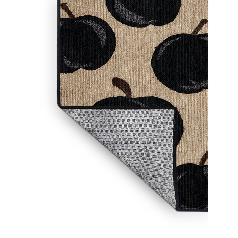  Tapis lavable fruits noirs prune, Tapis de couloir 2 pi x 4 pi