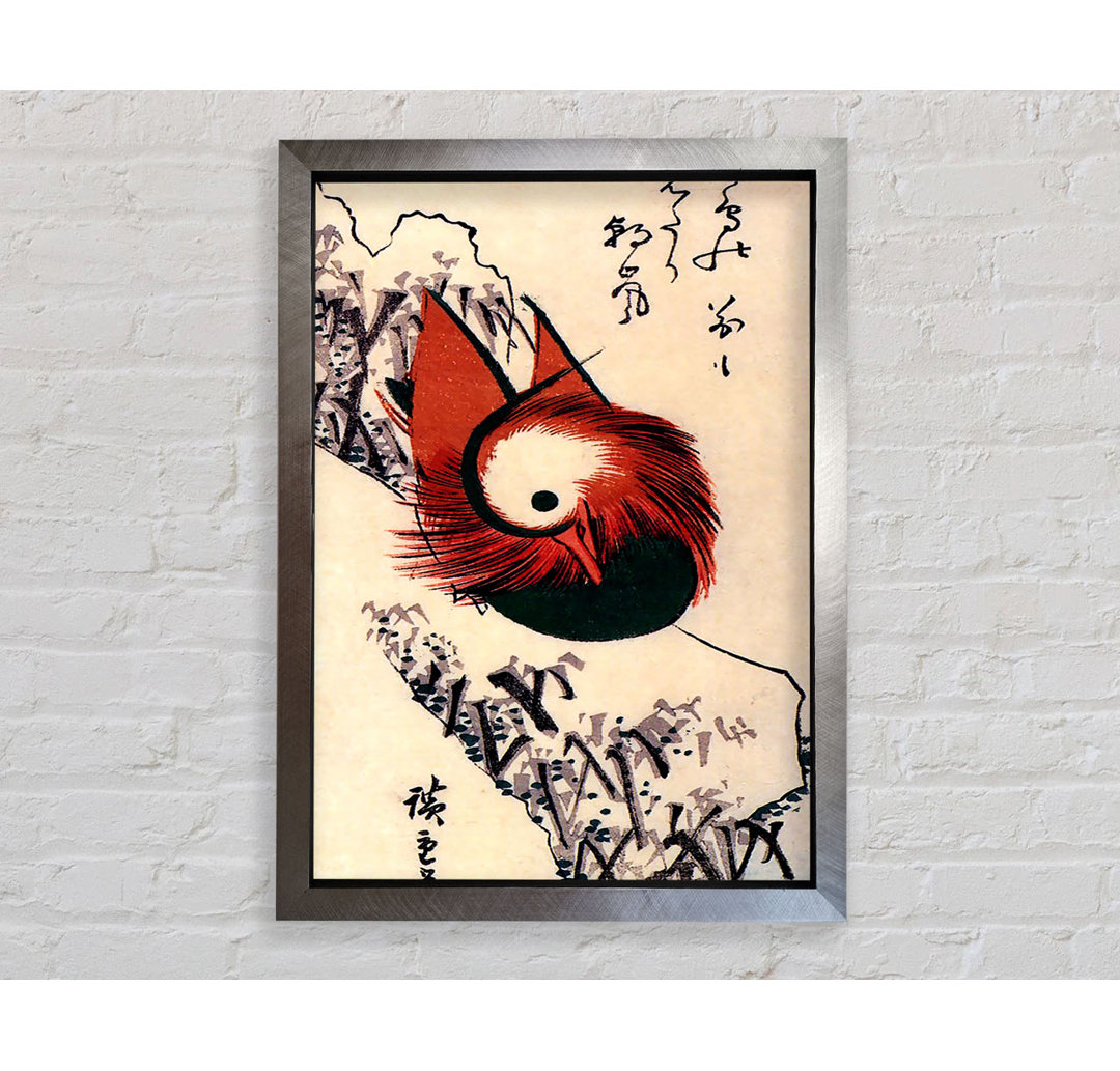 Hiroshige Mandarin Ente - Einzelner Bilderrahmen Kunstdrucke