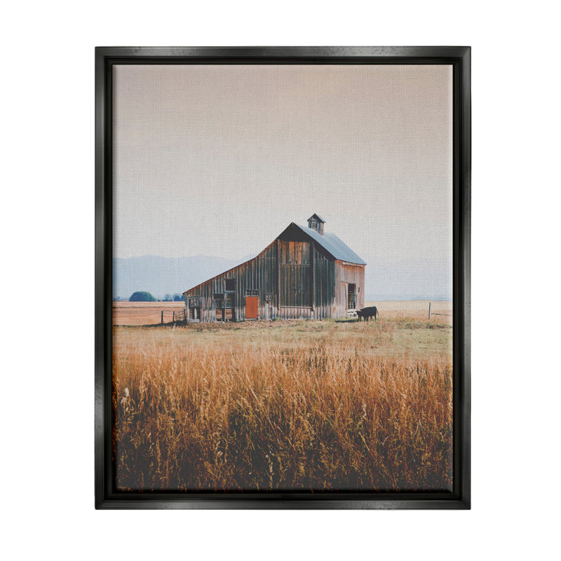 Art mural sur toile Stupell Industries, Cadre flottant noir de jais, H 21 po x l 17 po x P 1,7 po