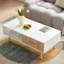 Table basse rectangulaire avec tiroir, table moderne