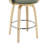 Daxton Mid-Century Swivel Bar & Counter Stool With Curved Back, Upholstered Seat, And Wood Frame-114194299-114194302