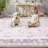 Kaldi Boho Washable Area Rug Non-Slip Ultra-Thin Mat for Room Non-Shedding Floral Carpet-1023024150