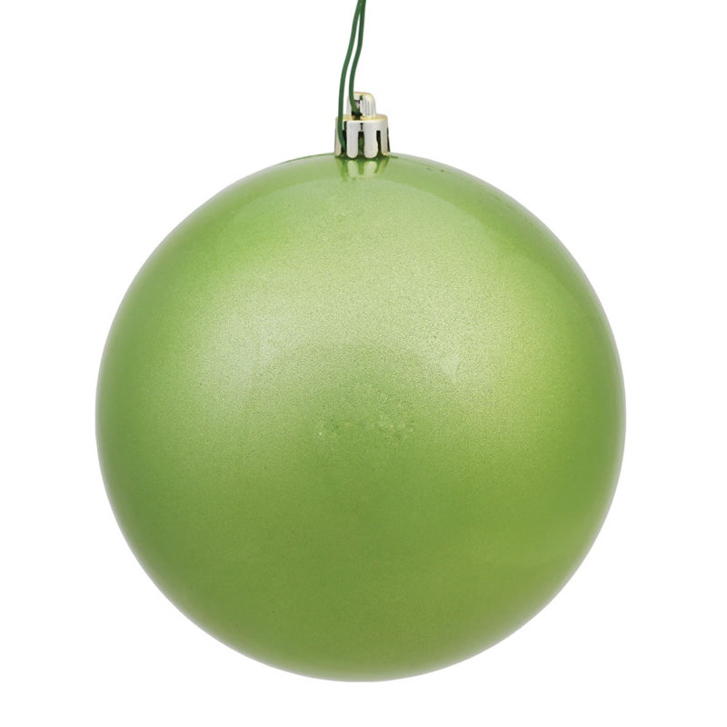 Décoration de boule décorative des Fêtes, Vert, 4.75"