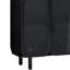 Buffet Lindo avec portes en verre et rangement à 2 niveaux, console avec 3 portes, armoire d'appoint