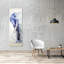 «Gray and Blue Elephant», reproduction d'art sur toile panoramique-28847646