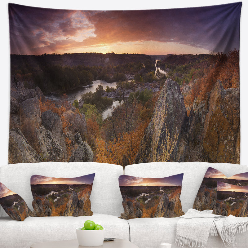 Polyester Tapestry, 50" H x 60" W