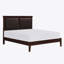 Mobilier de chambre à coucher en bois avec panneau à finition classique 1pc-107202557-107202551