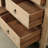 6-Drawer Chest 53Wx18Dx40H Weathered Natural Solid Pine