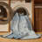 Machine Washable Abstract Gray Area Rug-1996520724