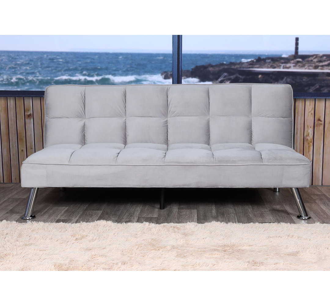 Sofa MCW-K21, Klappsofa Couch Schlafsofa, Nosagfederung Schlaffunktion Liegefläche 187X107cm