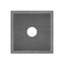 Ventana NativeStone Concrete 15" Square Kitchen/Bar Sink-14237217