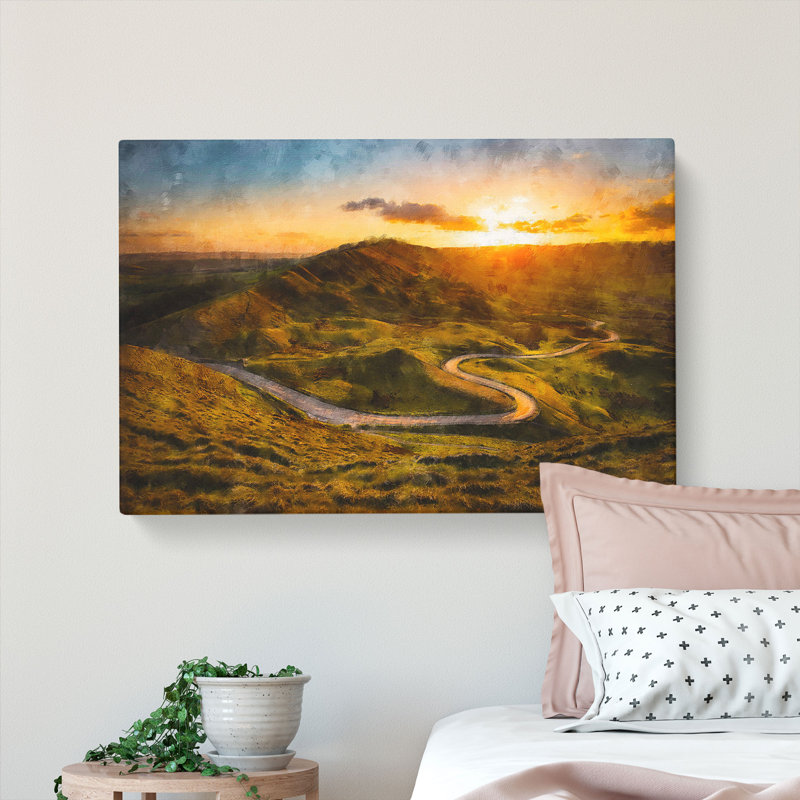 Mam Tor In The Peak District - Wrapped Canvas, 50cm H x 76cm W x 3cm D