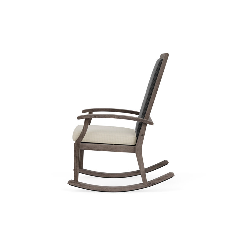 Frontier Outdoor Rocker Chair, Hansen Sky, Charcoal