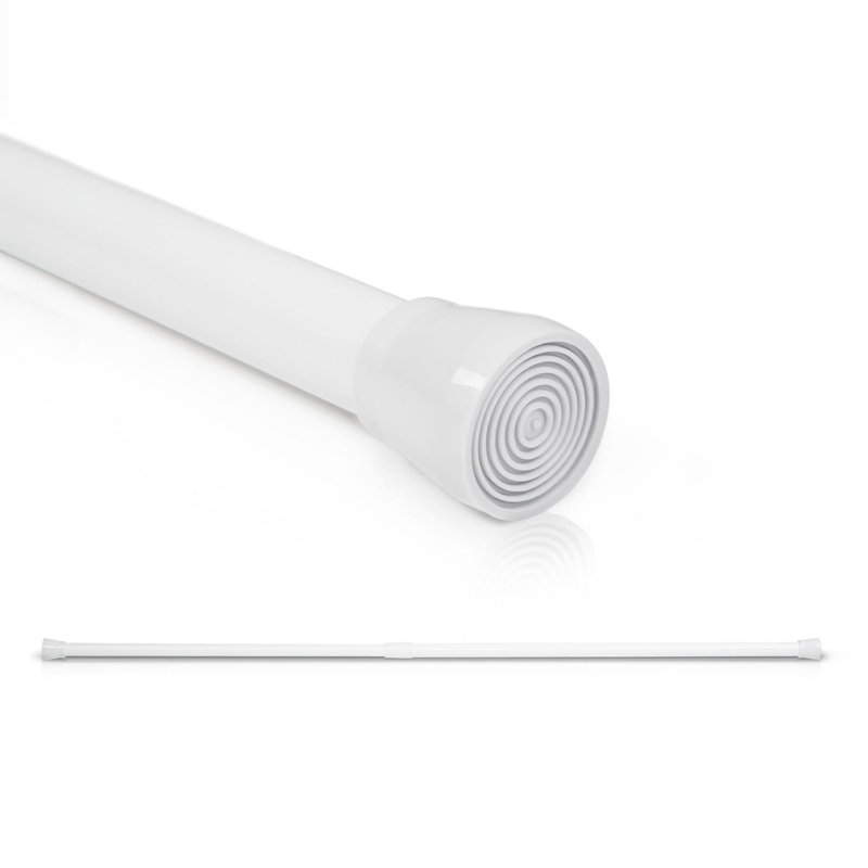 Stamina 110cm Straight Tension Shower Curtain Pole