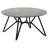 Garfield Cement 3-piece Round Coffee and End Table Set