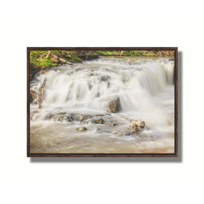 Old Mill Falls by Hal Halli. Giclee Gallery Wrapped Canvas