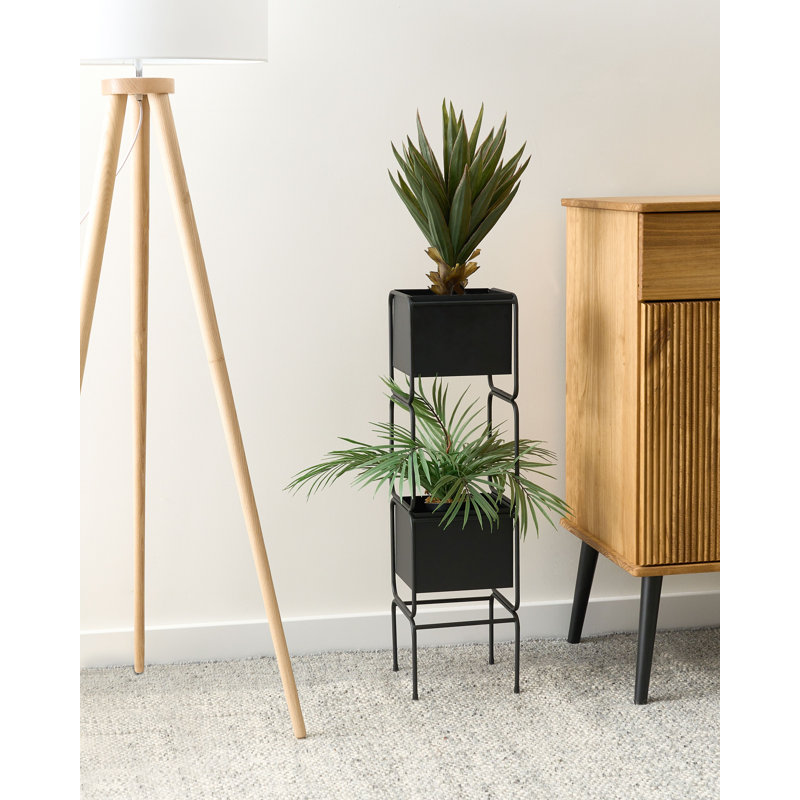Siomara Plant Stand, Black